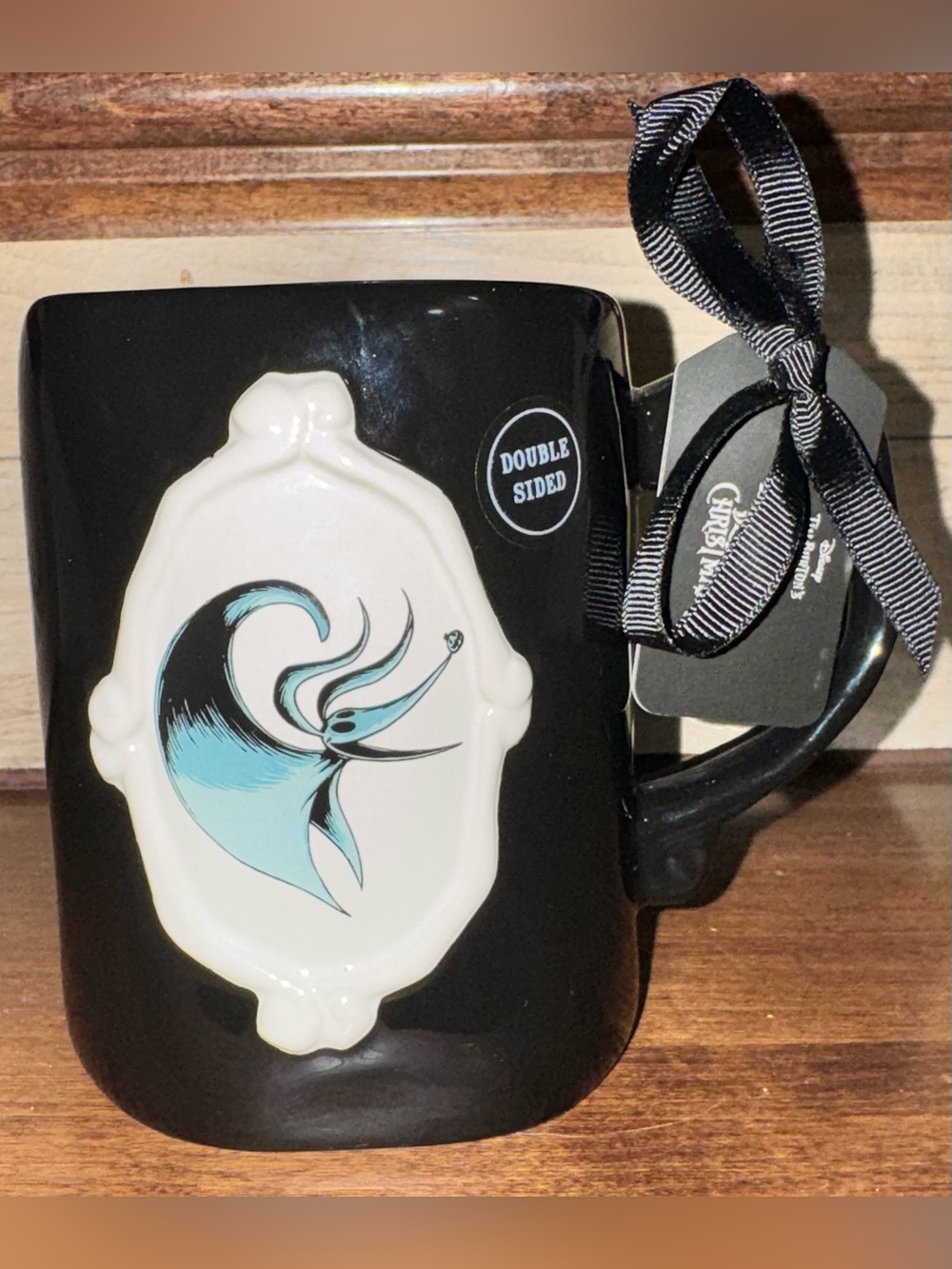🥰 Rae Dunn x Disney The Nightmare Before Christmas Double-sided "ZERO" Mug